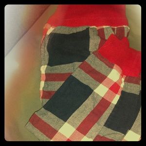 Arie plaid jogger style pajama pant